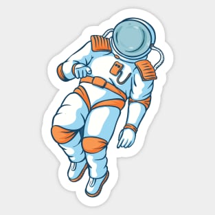 Spaceman with Stars Sticker
